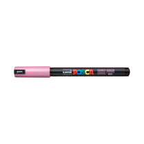 Popisovač akrylový POSCA PC-1MR hrot ultra tenký metalicky růžový M13