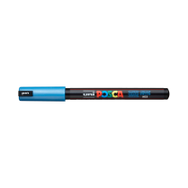 Popisovač akrylový POSCA PC-1MR hrot ultra tenký metalicky modrý M33