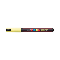 Popisovač akrylový POSCA PC-1MR hrot ultra tenký pastelově žlutý P2