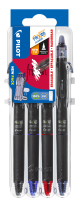 Roller gel. Pilot Frixion Point Clicker, R 0,5 mm Set2Go 4-sada