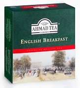 Ahmad Tea English Breakfast černý čaj 100ks sáčky bez obalu s visačkou
