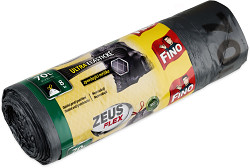 Odpadkové pytle FINO ZEUS FLEX elastické  35µm, 70l  8ks zatahovací