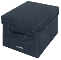 Textilní úložný box Leitz Fabric s víkem vel. S, 2 kusy