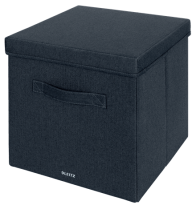 Textilní úložný box Leitz Fabric s víkem vel. L, 2 kusy 