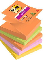 Bloček samolpicí 3M R330 Z-Z SUPER STICKY Boots 76x76mm 5x90lístků