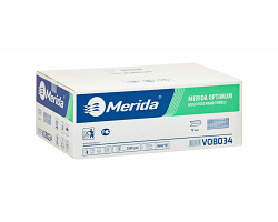 Ručníky papír. Z-Z Merida OPTIMUM 2-vrstvé bílé 23x21cm 3200ks