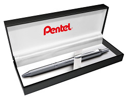 Roller gel. PENTEL EnerGel BL407 v krabičce stříbrný
