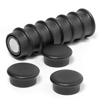 Magnet OF-1 neodym Ø 22 mm černý sada 10 kusů 