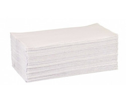 Ručníky papírové Z-Z  2-vrstvé bílé 23x25cm 3000kusů 