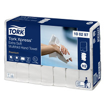 Papírové ručníky TORK Multifold Xpress® extra Premium 100297 bílá 2vrstvé systém H2