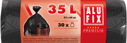 Odpadkové pytle ALUFIX PREMIUM 35l, 30ks 9µm 53x60cm černé