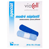 Viacell M151 náplasti modré 19x72mm 20ks