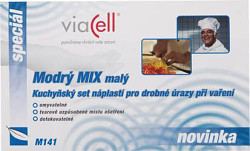 Viacell M141 náplast modrý mix malý 1x20 ks
