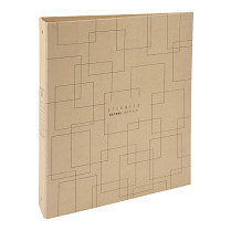 Pořadač 4kroužkový Exacompta Eterneco A4 maxi 40mm karton Geometric