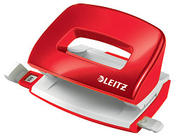 Mini děrovačka Leitz New NeXXt WOW 5060 10 listů červená
