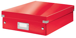 Střední organizační krabice Leitz Click & Store WOW červená