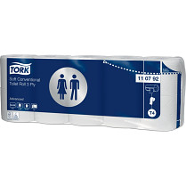 Toaletní papír TORK Advanced 110792 konvenční role 70 rolí jemný bílý T4  