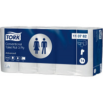 Toaletní papír TORK Advanced 110782 konvenční role 30 rolí jemný bílý T4   