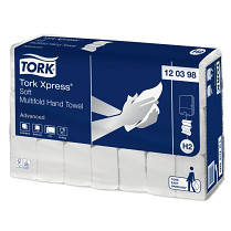 Ručníky papírové Z-Z TORK Xpress® Multifold Advanced 120398 2-vrstvé jemné bílé 21 x 180ks systém H2 