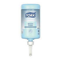Sprchový gel TORK Premium 420601 modrý unisex svěží vůně 1000ml 6 kusů systém S1 