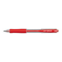 Kuličková tužka UNI SN-100 LAKNOCK 0,7 mm červený 
