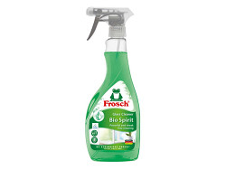 Čistič na sklo FROSCH Bio Spirit s rozprašovačem 500ml ECO