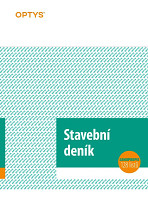 Stavební deník OPTYS A4, samopropisovací, číslovaný 128 listů OP1278 