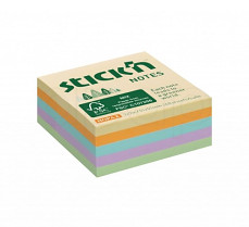 Samolepicí MINI kostka Stick'n FSC™ 51x51mm  Luční mix pastelových barev 240 listků 