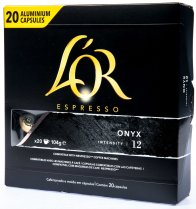 Káva L'OR Espresso Onyx kapsle 20 kusů