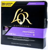 Káva L'OR Espresso Profondo kapsle 20 kusů 