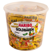 Bonbóny HARIBO Mini Goldbären Medvídci kyblík 100 x 10g
