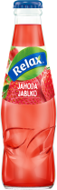 RELAX nápoj 15x200ml Jahoda Jablko - sklo     