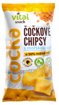 Chipsy Vital Snack Čočkové bez lepku 65 g mořská sůl