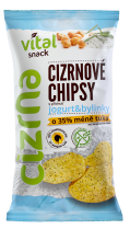 Chipsy Vital Snack Cizrnové bez lepku 65 g Jogurt & Bylinky