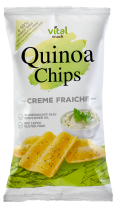 Chipsy Vital Snack Quinoa bez lepku 60 g Creme Fraiche
