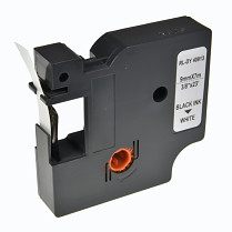 G&G kompatibilní páska do tiskárny štítků, pro Dymo, S0720680, 40913, černý tisk/bílý podklad, 7m, 9mm, D1
