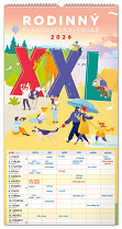 Nástěnný kalendář Rodinný plánovací XXL 2026
