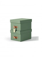 Úložný box Leitz Puro, karton, velikost S, 2 ks zelený