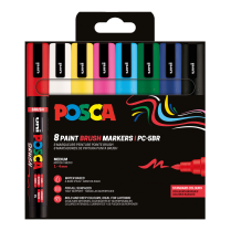 Popisovač POSCA PC-5BR, 1-4 mm sada 8 kusů  
