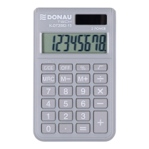 Kalkulačka Donau Tech 2082 kapesní světle šedá