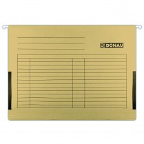 Závěsné kapsy/desky s bočnicemi DONAU karton A4 hnědé 