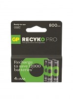 Nabíjecí baterie GP ReCyko Pro Professional AAA (HR03), 4 ks