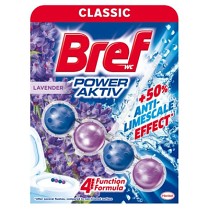 Osvěžovač WC BREF Power Aktiv košíček kuličky 50g Lavender