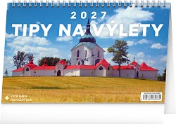 Kalendář stolní Tipy na výlety 2027