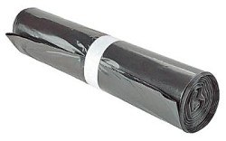Odpadkové pytle Merida LDPE, 80 mi, 70x110cm, 120 l, černé 15ks