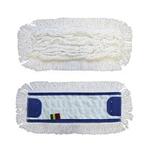 Mop plochý uzlíčkový se záložkami OPTIMUM, bavlna, 40 cm