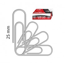 Sponky kancelářské Economy 25 mm kovové 100 ks 