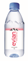 Evian 0,33L plast neperlivá