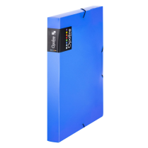 Box na spisy Opaline s gumou 300x30x220mm modrý