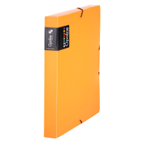 Box na spisy Opaline s gumou 300x30x220mm oranžový
